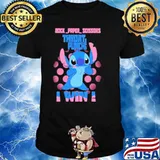 Rock paper scissors throat punch I win Stitch shirt