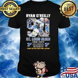 Ryan O'reilly St.Louis Blues 2018-2023 thank you for everything captain signature shirt