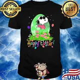 Snoopy happy easter flowers egg shirt