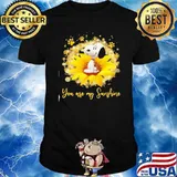 Snoopy sunflower you are my sunshine shirt