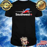 Southwest Airlines heart love shirt