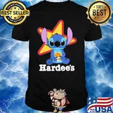 Stitch hug Hardee's shirt