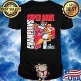 Super bowl champions Kansas city Chiefs wolf LVII shirt