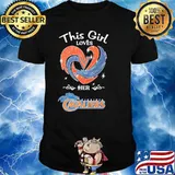 This girl loves her Virginia Cavaliers heart diamond shirt