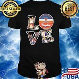 Virginia cavaliers 1819 love heart shirt