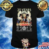 20 years 2005-2023 Supernatural thank you for the memories signatures shirt