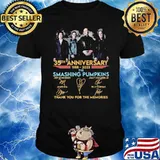 35TH ANNIVERSARY 1988-2023 The Smashing pumpkins thank you for the memories signatures shirt
