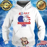 4th of July independence day snoopy america flag s Hoodie