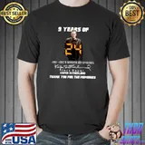 9 Years Of Jack Bauer Thank You For The Memories Signatures T-Shirt