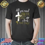 All You Need Is Faith And A Little Pixie Dust Cross Christain T-Shirt