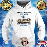 Angels Don't Always Have Wings Sometimes They Have Whiskers - Cute Cat shirt