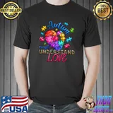 Autism accept understand love autism awareness leopard colors T-Shirt