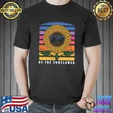 Be the sunflower with eyeglasses vintage T-Shirt