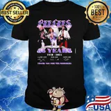 Bee Gees 65 years 1958-2023 thank you for the me memories signatures shirt