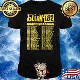 Blink 182 world tour 2023 shirt