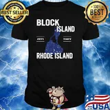 Block Island Rhode Island Graphic Retro T-Shirt