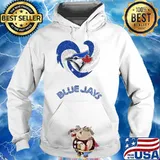 Blue Jays love heart diamond s Hoodie