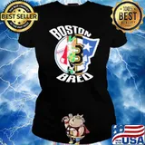 Boston Bruins Celtics Red Sox New England Patriots Boston Bred sport Shirt Ladies tee