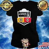 Boston Bruins Vs Florida Panthers Stanley Cup 2023 Nhl Western Conference first round Shirt Ladies tee
