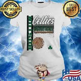 Boston Celtics Swish Green basketball s Ladies tee