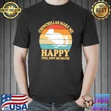 Chinchillas Make Me Happy You Not So Much Pet Owner Retro Sunset T-Shirt
