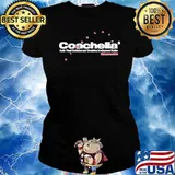 Coachella Circulate Worldwide audio visual gradiation s Ladies tee