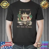 Country Music But Take No Bull Cowboy Desert Leopard Roses T-Shirt
