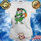 Dabbing Shamrock Boston Celtics Basketball sport s Ladies tee