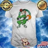 Dabbing Shamrock Boston Celtics Basketball sport shirt
