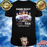 Damn right New York I am a Mets fan now and forever shirt