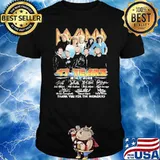 Def Leppard 47 years 1976-2023 thank you for the memories signatures shirt