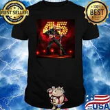 Donald Trump 45 america comeback guitar singer shirt