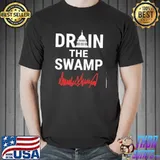 Drain the swamp Donald Trump signature shirt