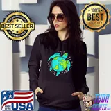 Earth Day Sea Turtle Save The Planet s Hoodie