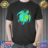 Earth Day Sea Turtle Save The Planet shirt