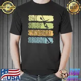 Eat sleep windsurf repeat retro T-Shirt