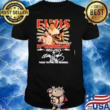 Elvis 70th anniversary 1953-2023 thank you for the memories signature shirt