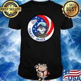 F-14 Tomcat Tomcat Driver Grunge Style Usa Flag T-Shirt
