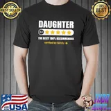 Five Stars Daughter The Best 100 Percent Recommended T-Shirt