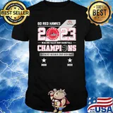 Go red hawks 2023 NCAA Ohio valley men's basketball champions Southeast Missouri State redhawks shirt