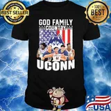 God family country Uconn America flag shirt