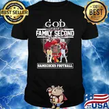 God first family second then Gamecocks football signatures shirt
