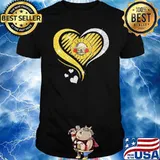 Guns a roses heart love diamond shirt
