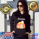 Halloween Is My Religion Retro Skeleton Pray Bloodmoon T-Shirt Hoodie