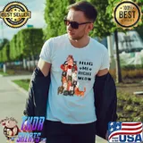 Hug Me Right Meow Grandmorther And Cats T-Shirt