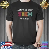 I am the best stem teacher retro T-Shirt