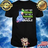 I dont have attitude I've got a personality you can't handle Eeyore shirt