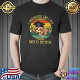 I Graduated Can I Go Back To Bed Now Sloth Retro Graduation T-Shirt