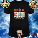 I Tell Grandpa Jokes Periodically Retro T-Shirt