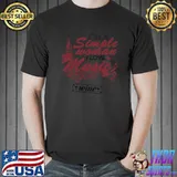 I’m A Simple Woman I Love Music And Wine T-Shirt